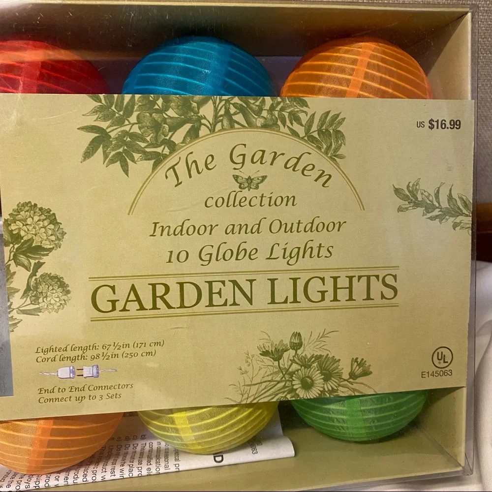 Garden lights 10 globe lights